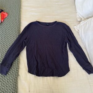 Dark Blue Long Sleeve Shirt